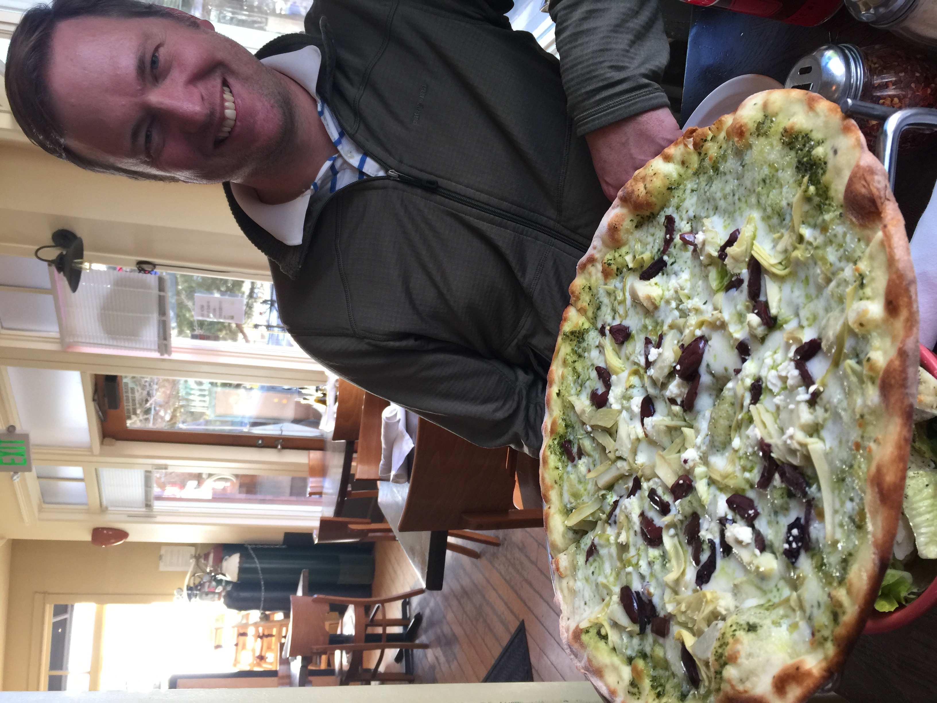 Will at our last pizza at Proto's, 2019